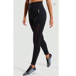 NWOT Black Energy Seamless Gymshark Leggings